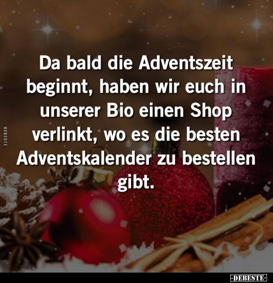 Da bald die Adventszeit beginnt, haben wir euch in unserer.. - Lustige Bilder | DEBESTE.de