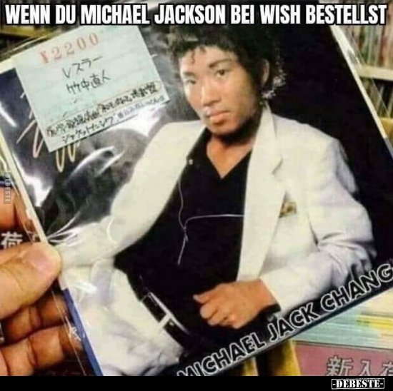 Wenn du Michael Jackson bei Wish bestellst... - Lustige Bilder | DEBESTE.de