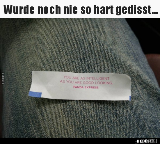 Wurde noch nie so hart gedisst... - Lustige Bilder | DEBESTE.de