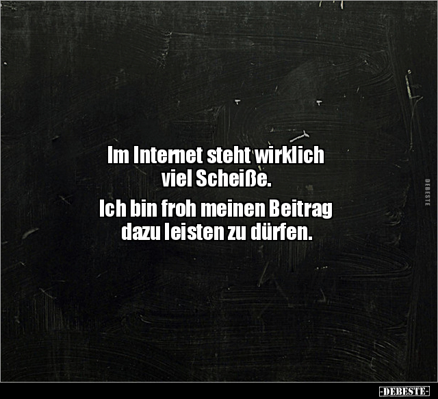 Im Internet steht wirklich viel Schei*ße... - Lustige Bilder | DEBESTE.de