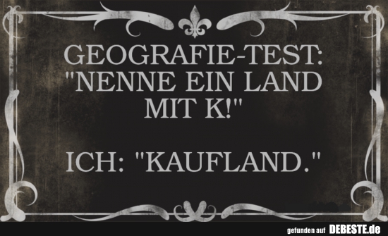 Geografie - Test - Lustige Bilder | DEBESTE.de