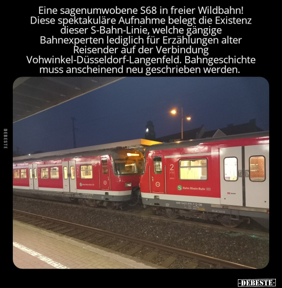 Eine sagenumwobene S68 in freier Wildbahn! Diese.. - Lustige Bilder | DEBESTE.de
