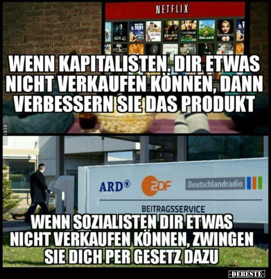 Wenn Kapitalisten dir etwas nicht verkaufen können.. - Lustige Bilder | DEBESTE.de