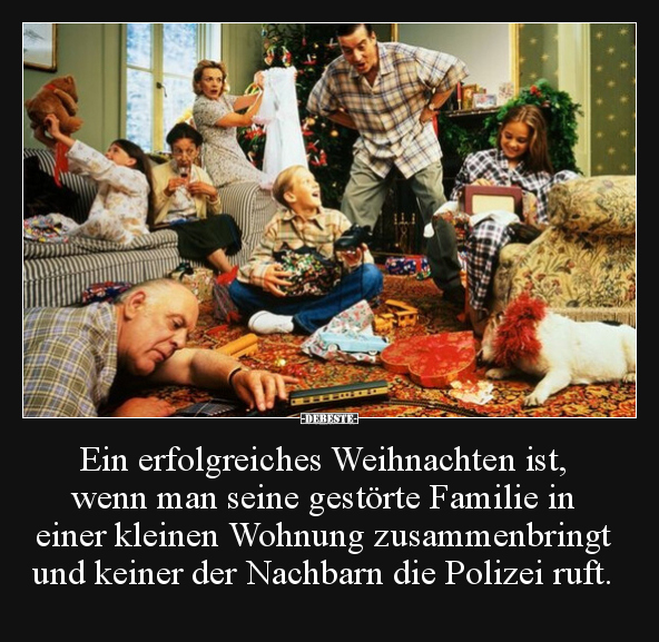 Ein erfolgreiches Weihnachten ist, wenn man seine.. - Lustige Bilder | DEBESTE.de