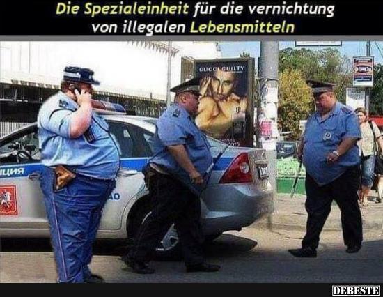 Die Spezialeinheit für die vernichtung von illegalen Lebensmitteln.. - Lustige Bilder | DEBESTE.de
