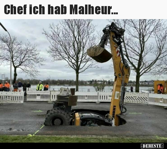 Chef ich hab Malheur... - Lustige Bilder | DEBESTE.de