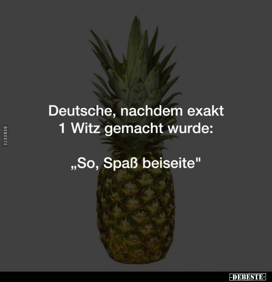 Deutsche, nachdem exakt 1 Witz gemacht wurde:.. - Lustige Bilder | DEBESTE.de