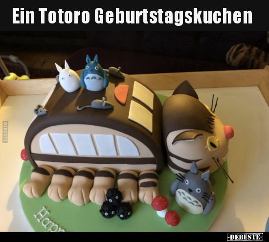 Ein Totoro Geburtstagskuchen.. - Lustige Bilder | DEBESTE.de