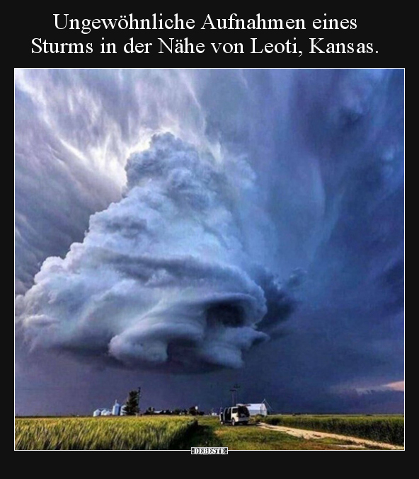 Ungewöhnliche Aufnahmen eines Sturms in der Nähe von.. - Lustige Bilder | DEBESTE.de