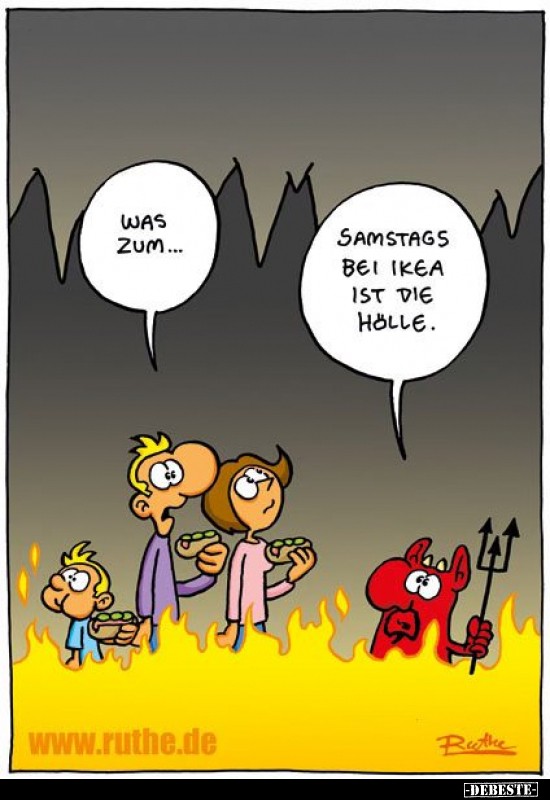 Samstags bei Ikea ist die Hölle.. - Lustige Bilder | DEBESTE.de