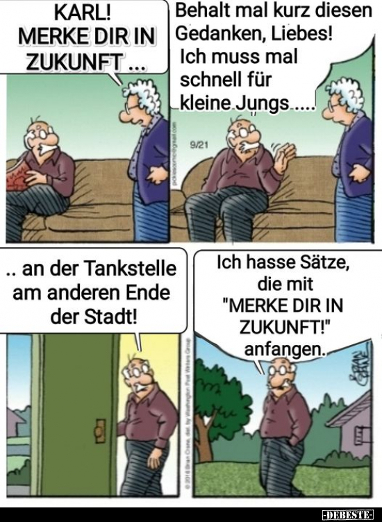 KARL! MERKE DIR IN ZUKUNFT.. - Lustige Bilder | DEBESTE.de