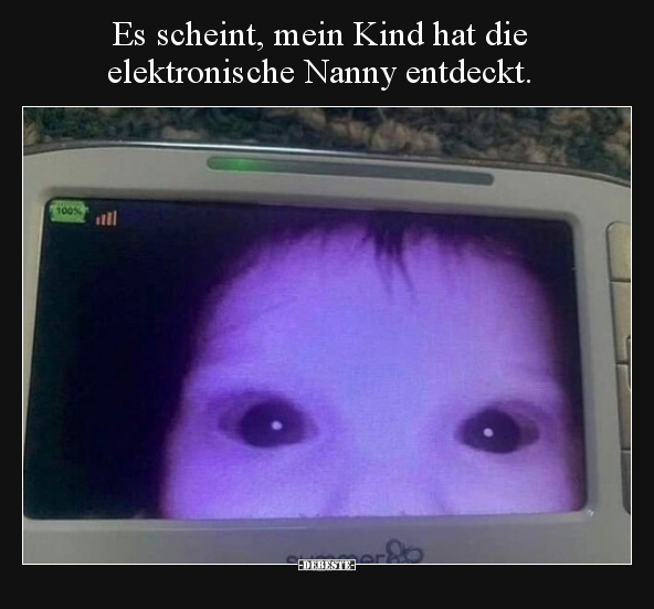 Es scheint, mein Kind hat die elektronische Nanny.. - Lustige Bilder | DEBESTE.de