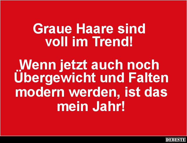Graue Haare sind voll im Trend! - Lustige Bilder | DEBESTE.de