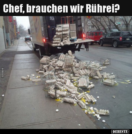 Chef, brauchen wir Rührei?.. - Lustige Bilder | DEBESTE.de