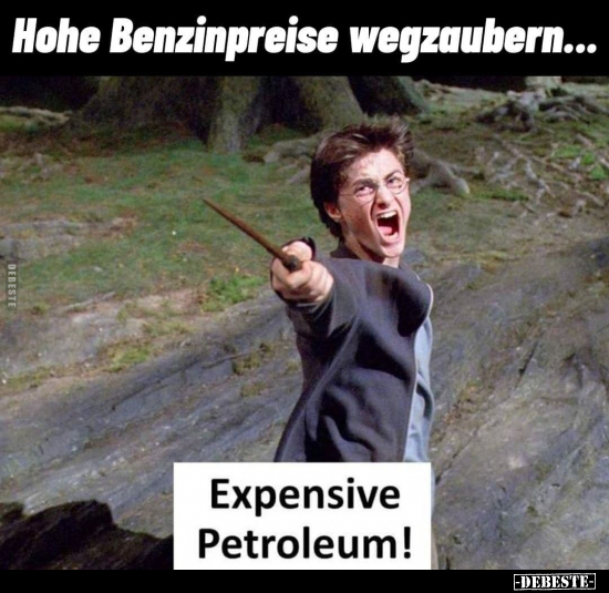 Hohe Benzinpreise wegzaubern... - Lustige Bilder | DEBESTE.de