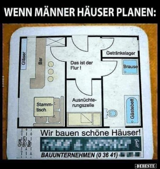 Wenn Männer Häuser planen.. - Lustige Bilder | DEBESTE.de