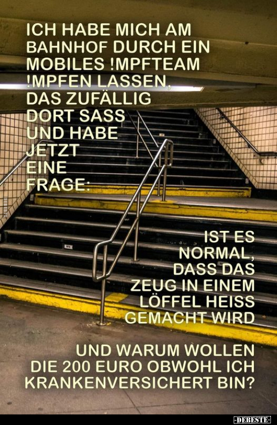 Ich habe mich am Bahnhof durch ein mobiles.. - Lustige Bilder | DEBESTE.de