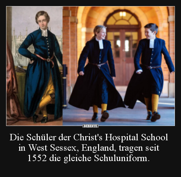 Die Schüler der Christ's Hospital School in West Sessex.. - Lustige Bilder | DEBESTE.de