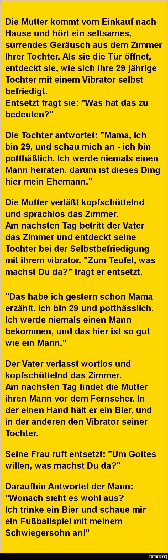 Die Mutter kommt vom Einkauf nach Hause und hört ein seltsames.. - Lustige Bilder | DEBESTE.de
