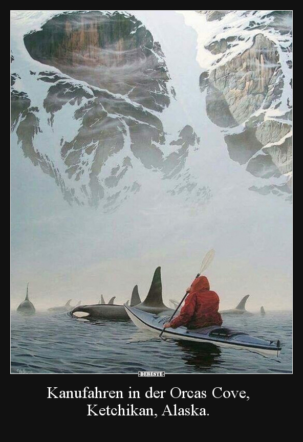 Kanufahren in der Orcas Cove, Ketchikan, Alaska... - Lustige Bilder | DEBESTE.de