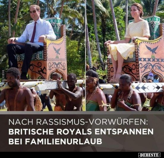 Nach Rassismus-Vorwürfen: Britische Royals entspannen bei.. - Lustige Bilder | DEBESTE.de