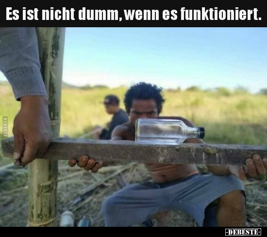 Es ist nicht dumm, wenn es funktioniert... - Lustige Bilder | DEBESTE.de