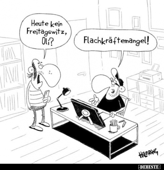 Heute kein Freitagswitz, Oli?.. - Lustige Bilder | DEBESTE.de