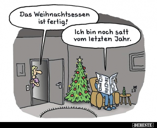 Das Weihnachtsessen ist fertig!.. - Lustige Bilder | DEBESTE.de