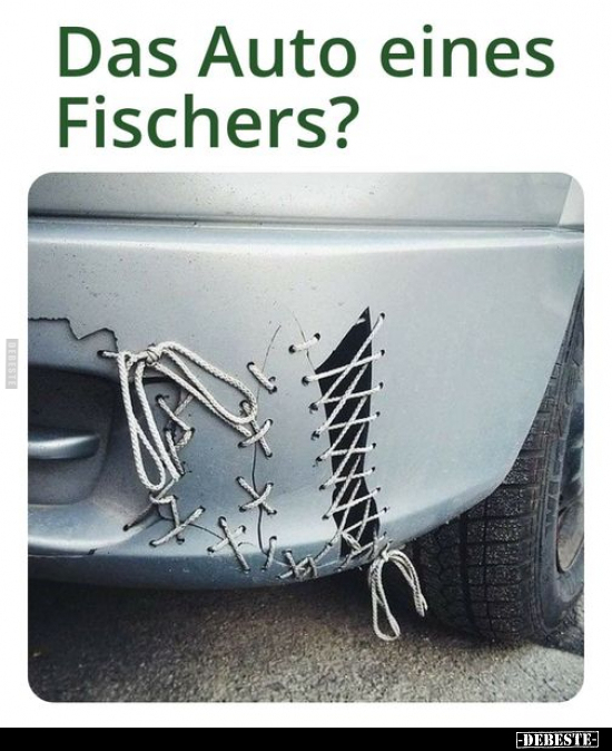 Das Auto eines Fischers?.. - Lustige Bilder | DEBESTE.de