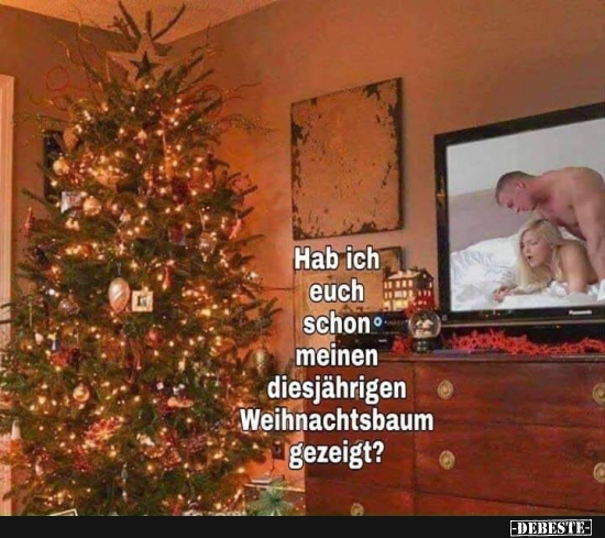 Hab ich euch schon meinen diesjährigen Weihnachtsbaum gezeigt