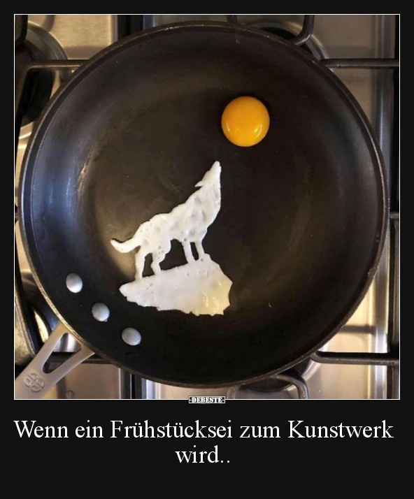 Wenn ein Frühstücksei zum Kunstwerk wird.. - Lustige Bilder | DEBESTE.de