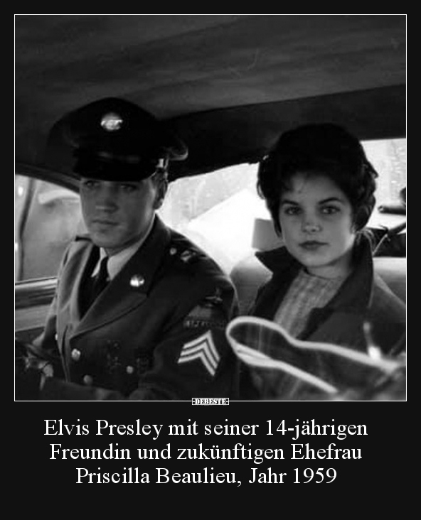 Elvis Presley mit seiner 14-jährigen Freundin und.. - Lustige Bilder | DEBESTE.de