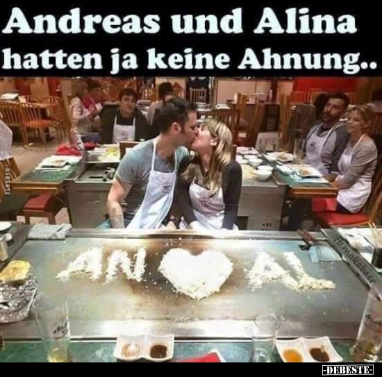 Andreas und Alina hatten ja keine Ahnung... - Lustige Bilder | DEBESTE.de