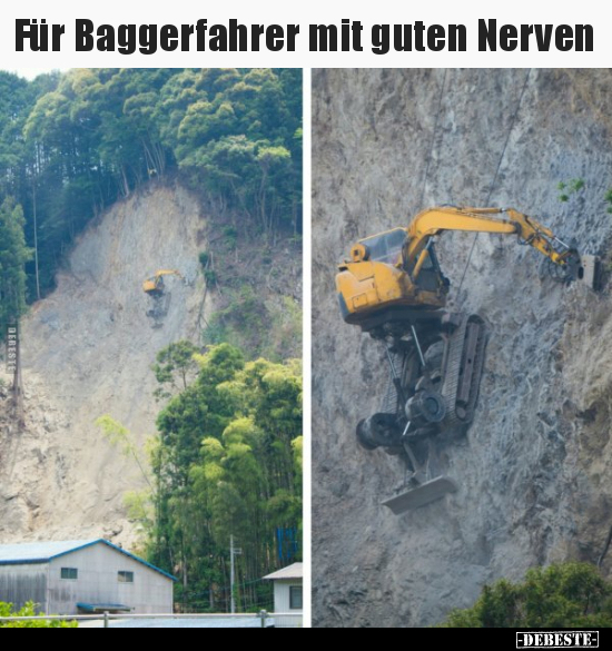 Für Baggerfahrer mit guten Nerven.. - Lustige Bilder | DEBESTE.de