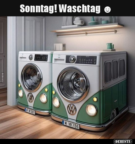 Sonntag! Waschtag.. - Lustige Bilder | DEBESTE.de