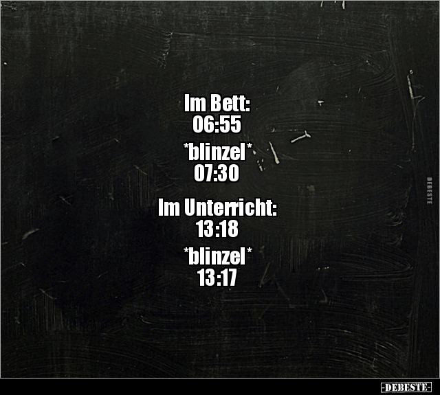 Im Bett: 06:55 *blinzel*... - Lustige Bilder | DEBESTE.de