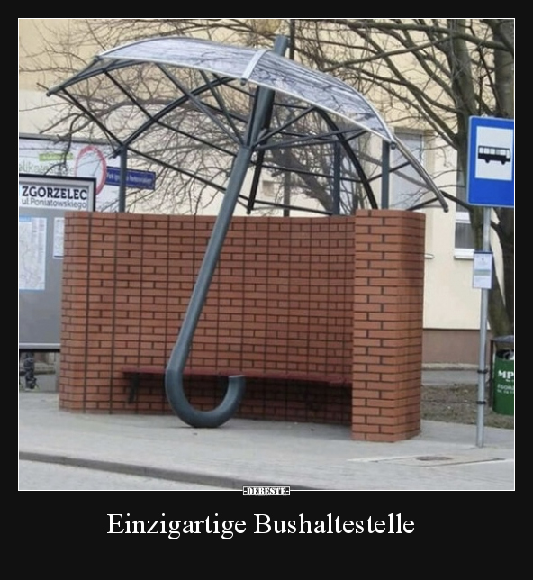 Einzigartige Bushaltestelle.. - Lustige Bilder | DEBESTE.de