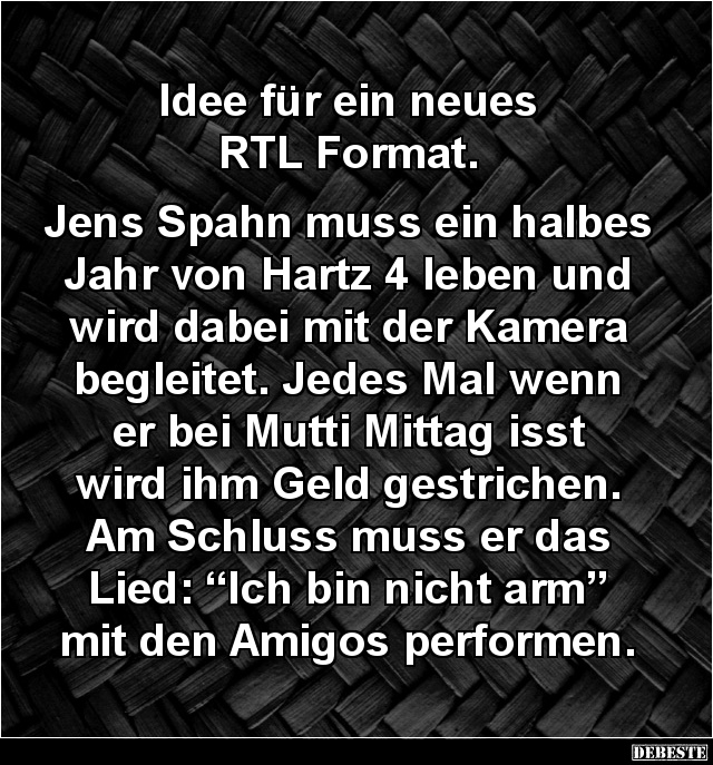 Idee für ein neues RTL Format... - Lustige Bilder | DEBESTE.de