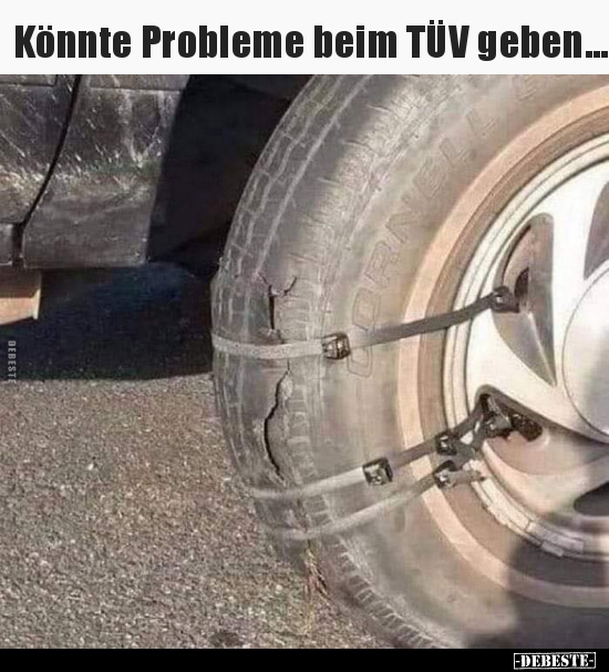 Könnte Probleme beim TÜV geben... - Lustige Bilder | DEBESTE.de