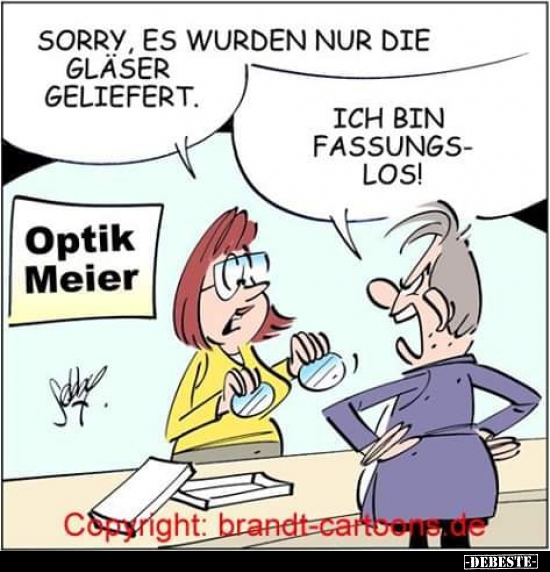 Sorry, es wurden nur die Gläser geliefert... - Lustige Bilder | DEBESTE.de