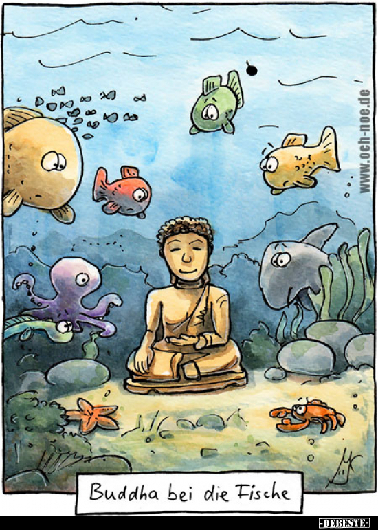 Buddha bei die Fische... - Lustige Bilder | DEBESTE.de