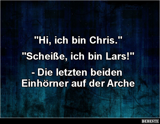 Hi, ich bin Chris.. - Lustige Bilder | DEBESTE.de