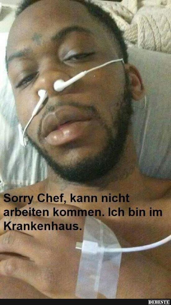 Sorry Chef, kann nicht arbeiten kommen.. - Lustige Bilder | DEBESTE.de