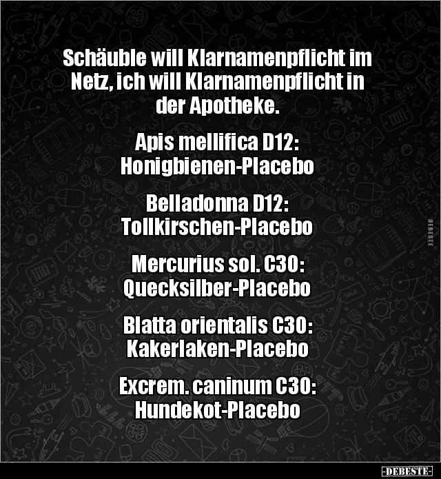 Schäuble will Klarnamenpflicht im Netz, ich will.. - Lustige Bilder | DEBESTE.de