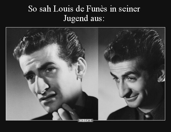 So sah Louis de Funès in seiner Jugend aus.. - Lustige Bilder | DEBESTE.de