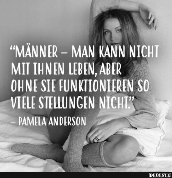 Männer - man kann nicht mit ihnen leben.. - Lustige Bilder | DEBESTE.de