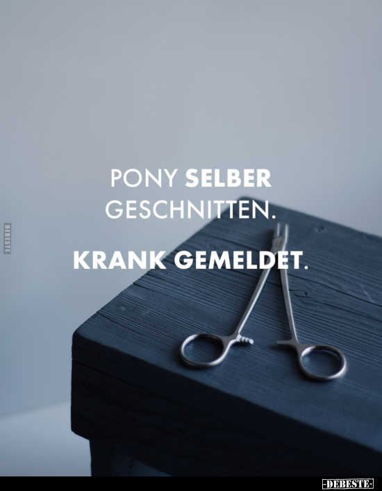 Pony selber geschnitten... - Lustige Bilder | DEBESTE.de