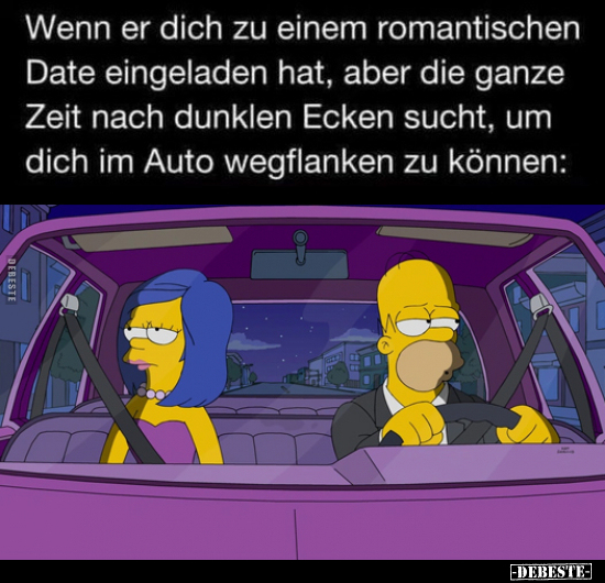 Wenn er dich zu einem romantischen Date.. - Lustige Bilder | DEBESTE.de