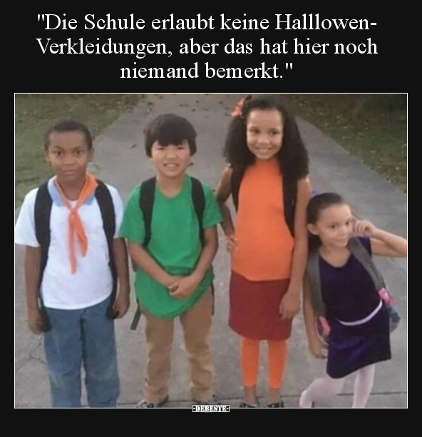 "Die Schule erlaubt keine Halllowen-Verkleidungen, aber.." - Lustige Bilder | DEBESTE.de