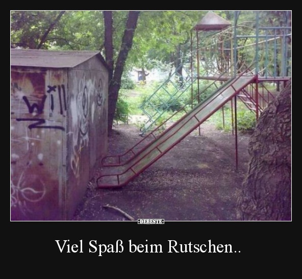 Viel Spaß beim Rutschen.. - Lustige Bilder | DEBESTE.de